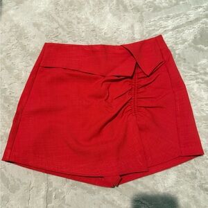 Bershka Vibrant Red Skirt